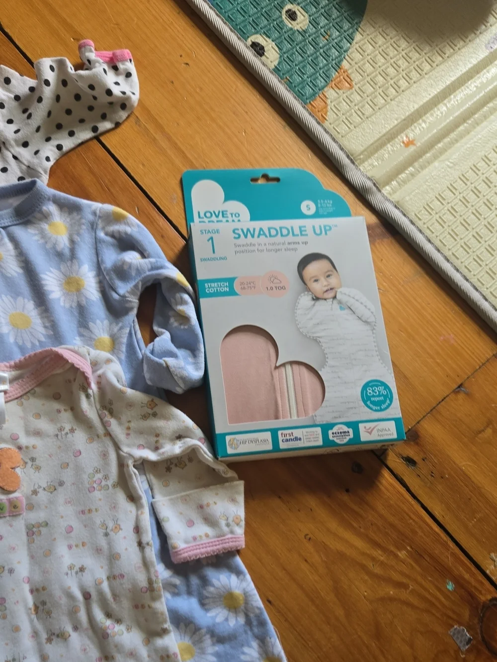 Baby Sleepwear Bundle in White & Pink